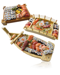 Restaurant Japonais Sakura - Plateaux sushi a la carte